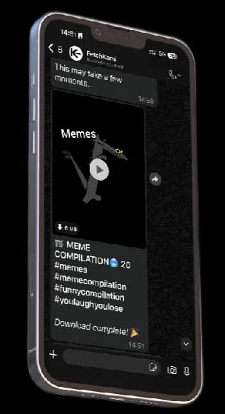 WhatsApp download bot showcase